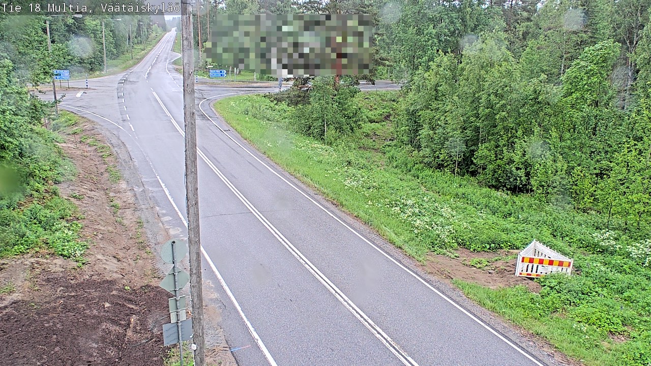 Weather Camera Image Väg 18 Multia, Väätäiskylä, Multia, Keski-Suomi