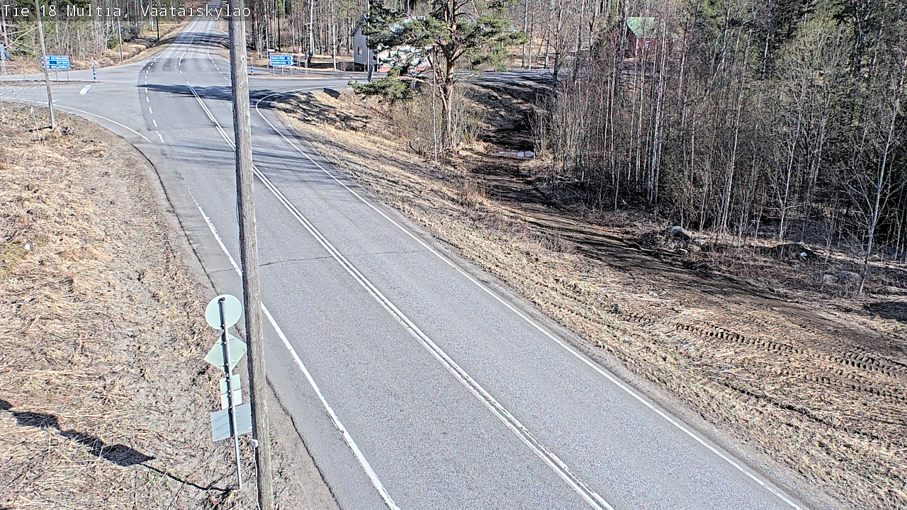 Weather Camera Image Väg 18 Multia, Väätäiskylä, Multia, Keski-Suomi