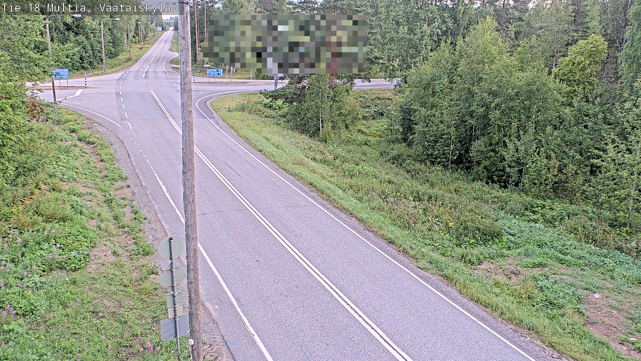 Weather Camera Image Väg 18 Multia, Väätäiskylä, Multia, Keski-Suomi