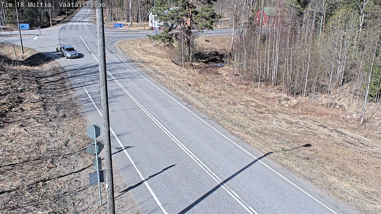 Weather Camera Image Väg 18 Multia, Väätäiskylä, Multia, Keski-Suomi