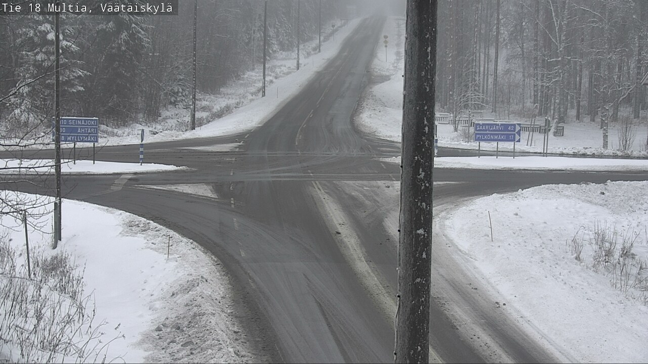Weather Camera Image Väg 18 Multia, Väätäiskylä, Multia, Keski-Suomi