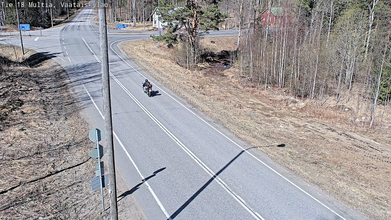 Weather Camera Image Väg 18 Multia, Väätäiskylä, Multia, Keski-Suomi