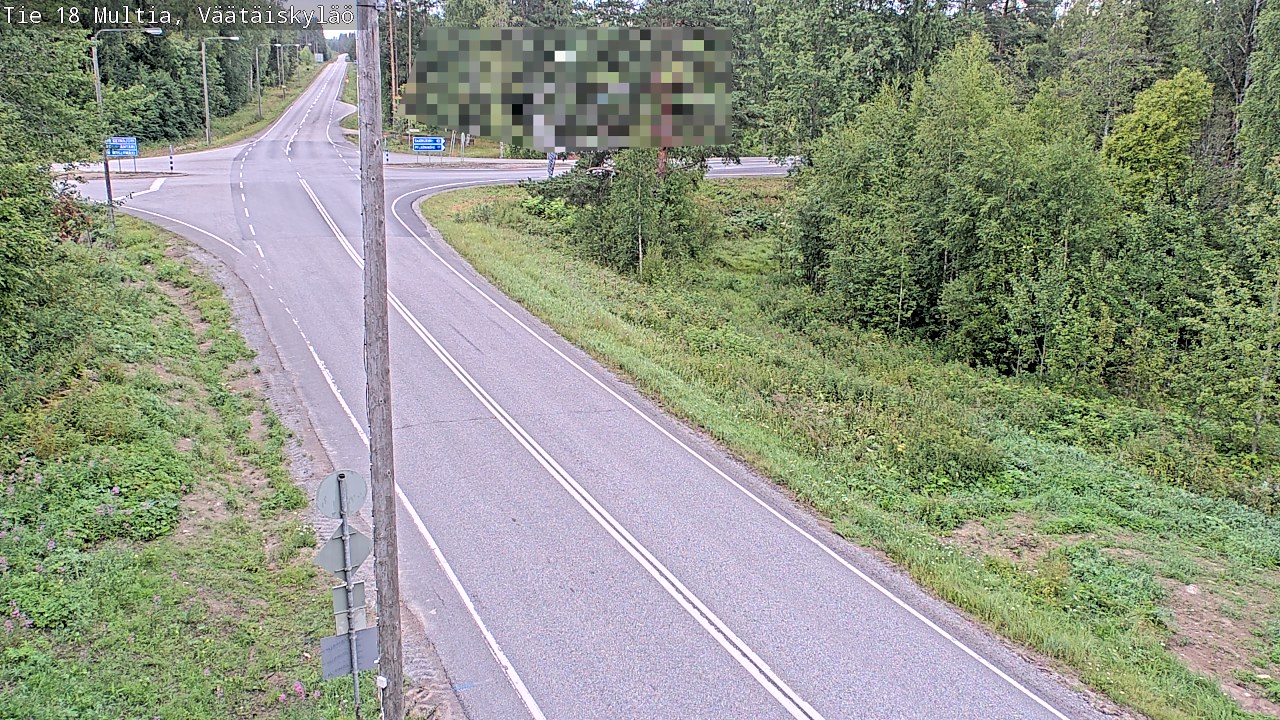 Weather Camera Image Väg 18 Multia, Väätäiskylä, Multia, Keski-Suomi