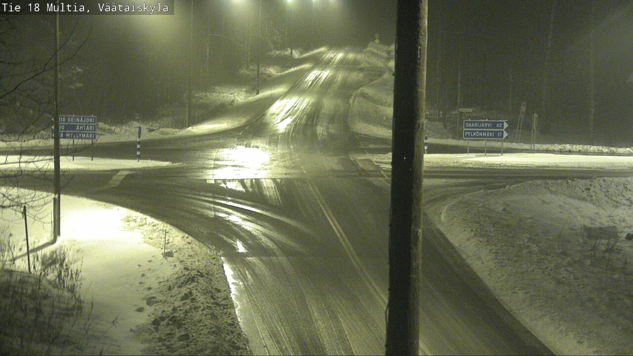 Weather Camera Image Väg 18 Multia, Väätäiskylä, Multia, Keski-Suomi