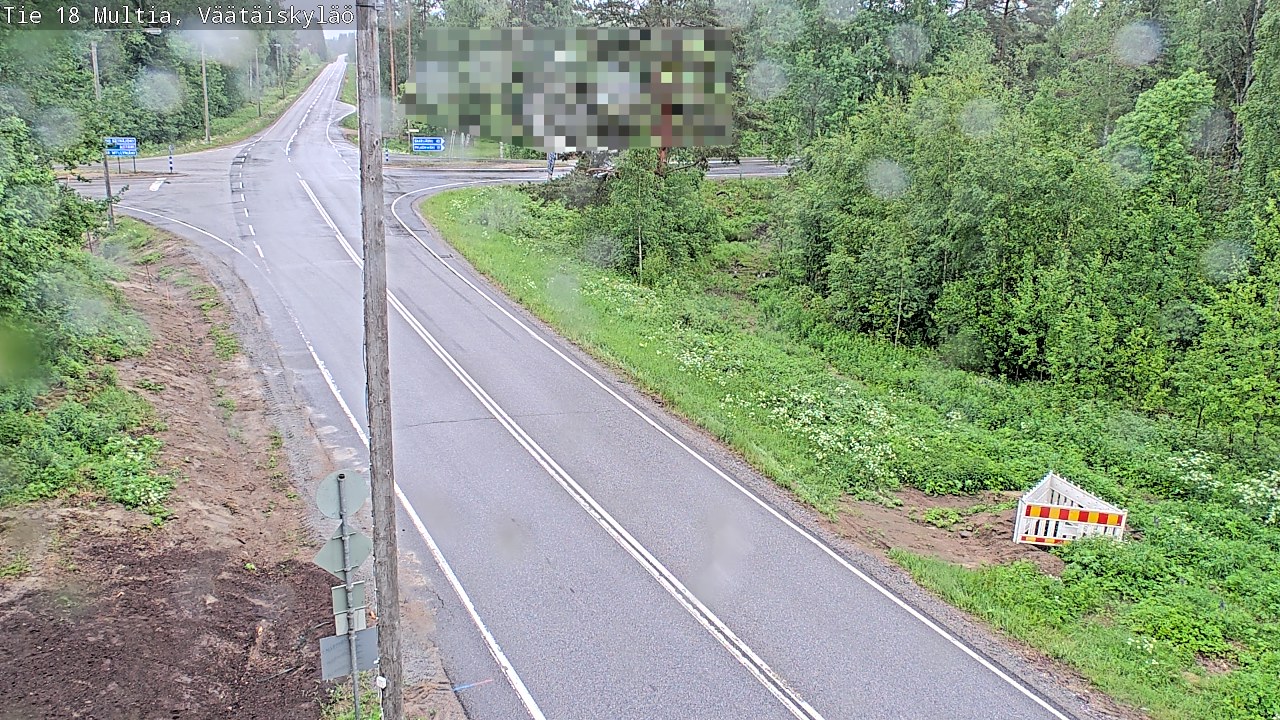 Weather Camera Image Väg 18 Multia, Väätäiskylä, Multia, Keski-Suomi