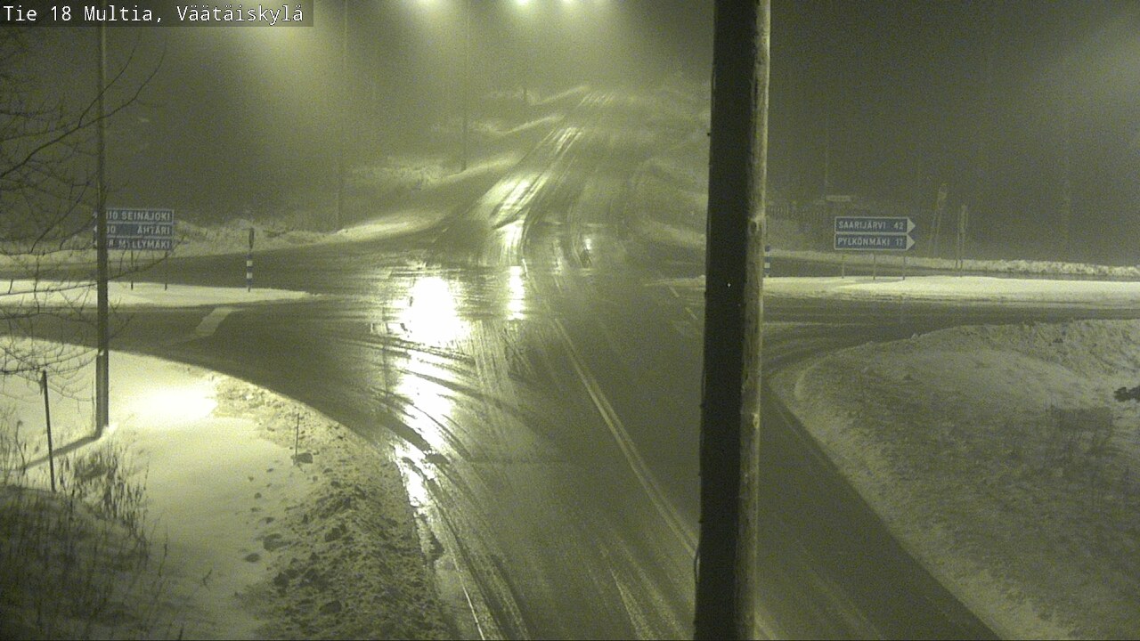 Weather Camera Image Väg 18 Multia, Väätäiskylä, Multia, Keski-Suomi