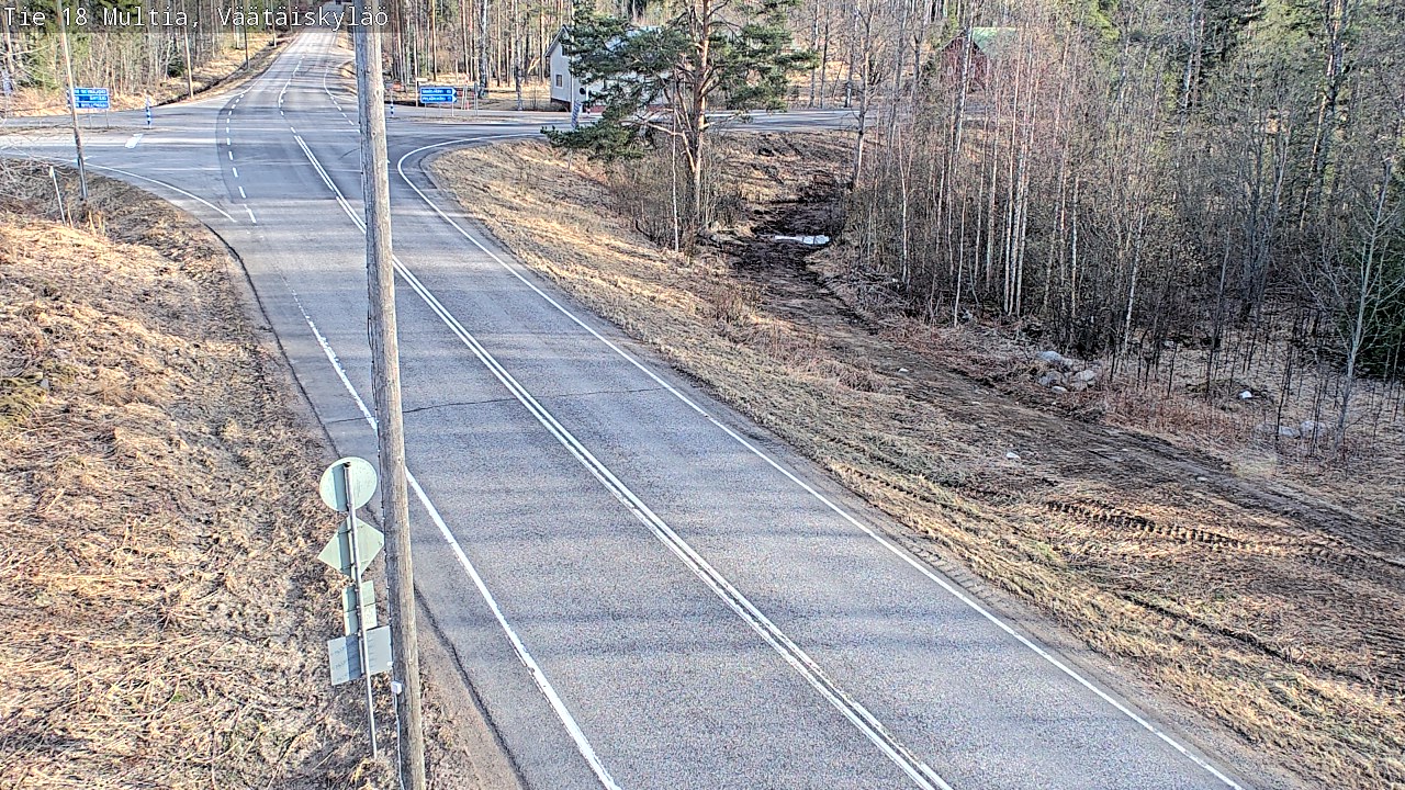 Weather Camera Image Väg 18 Multia, Väätäiskylä, Multia, Keski-Suomi