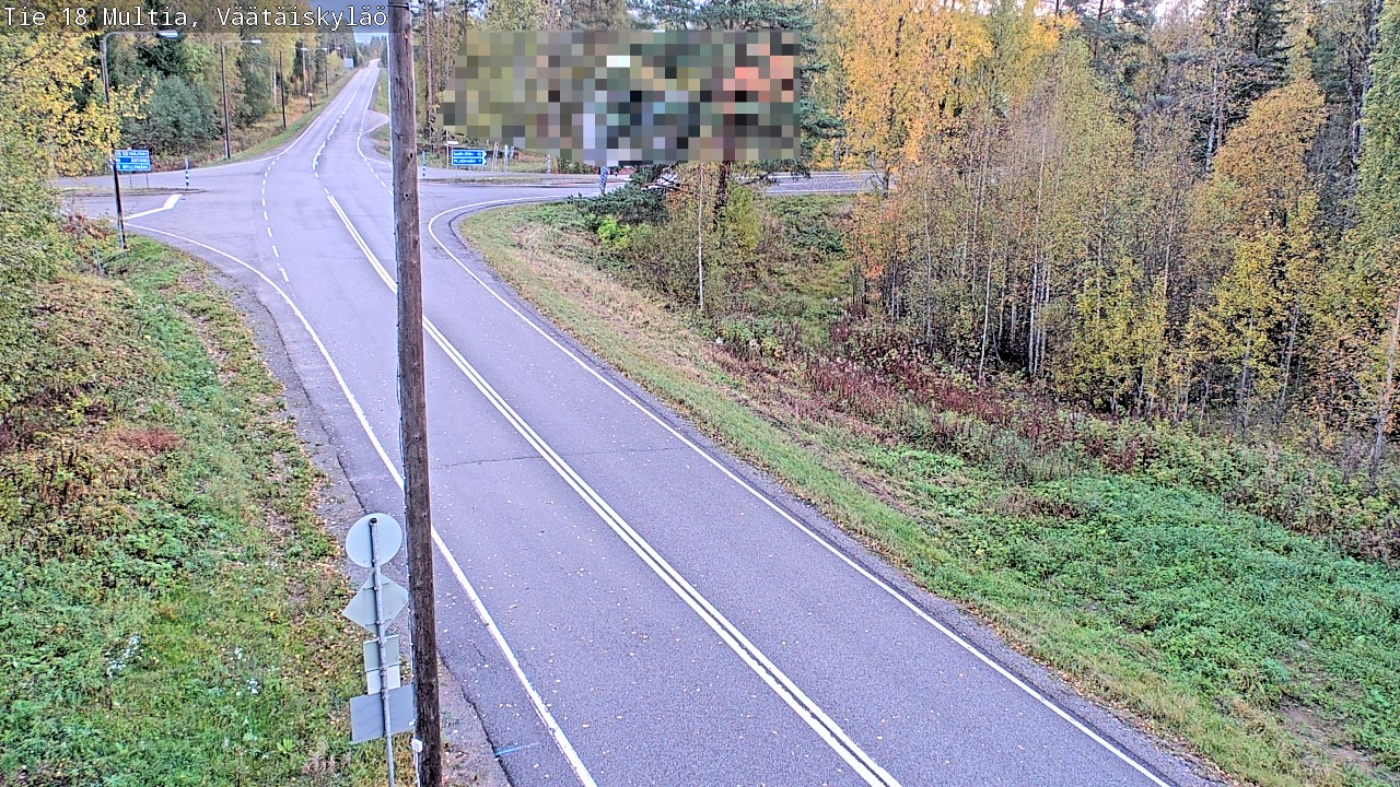 Weather Camera Image Road 18 Multia, Väätäiskylä, Multia, Keski-Suomi