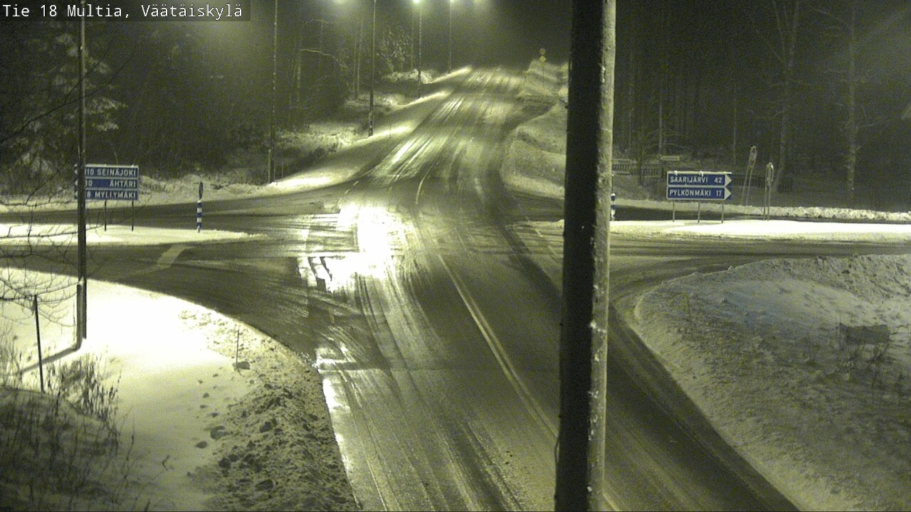Weather Camera Image Väg 18 Multia, Väätäiskylä, Multia, Keski-Suomi