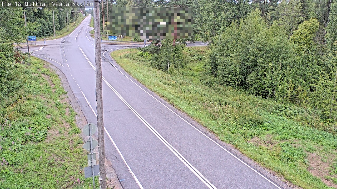 Weather Camera Image Road 18 Multia, Väätäiskylä, Multia, Keski-Suomi