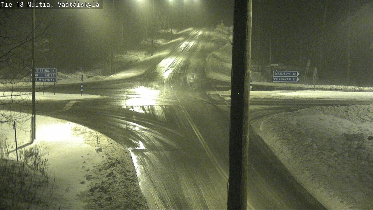 Weather Camera Image Väg 18 Multia, Väätäiskylä, Multia, Keski-Suomi