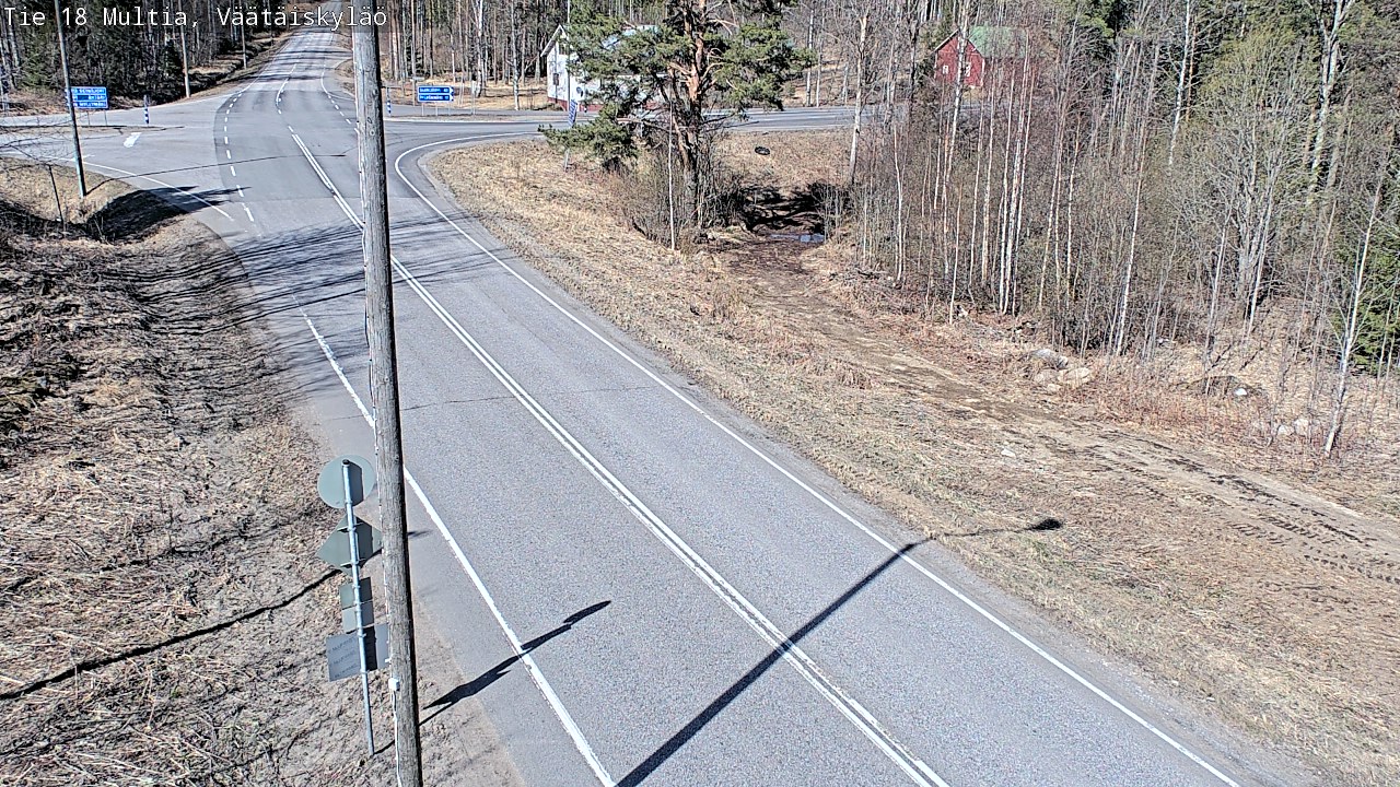 Weather Camera Image Väg 18 Multia, Väätäiskylä, Multia, Keski-Suomi