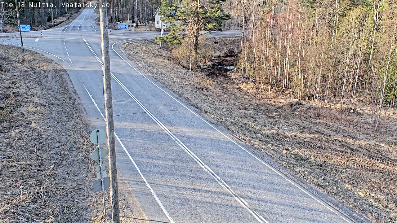 Weather Camera Image Väg 18 Multia, Väätäiskylä, Multia, Keski-Suomi
