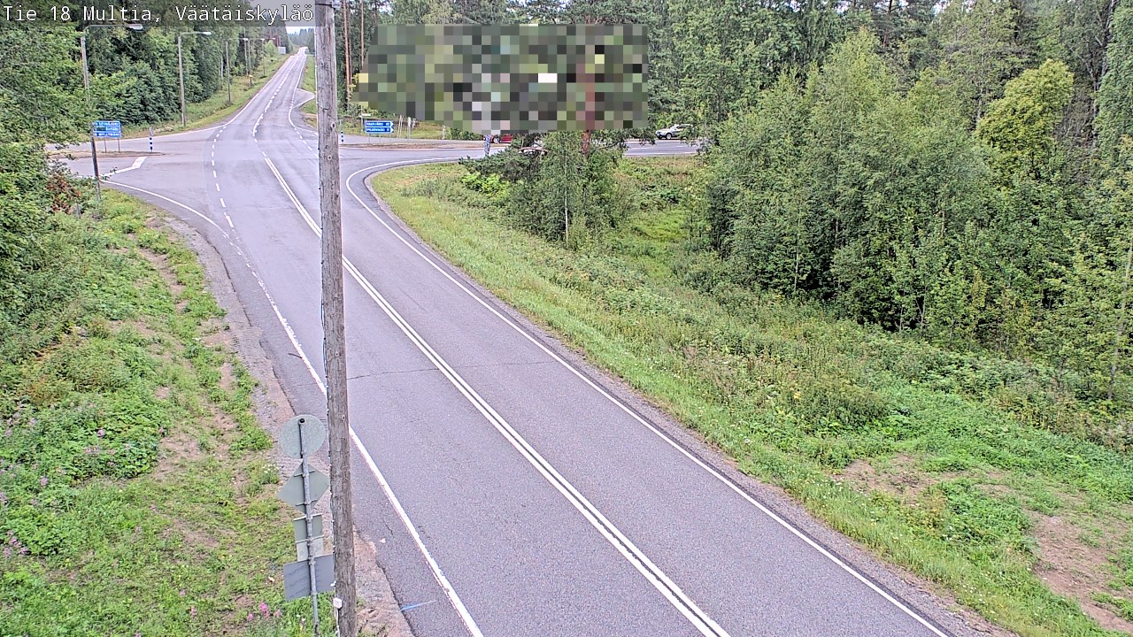Weather Camera Image Road 18 Multia, Väätäiskylä, Multia, Keski-Suomi