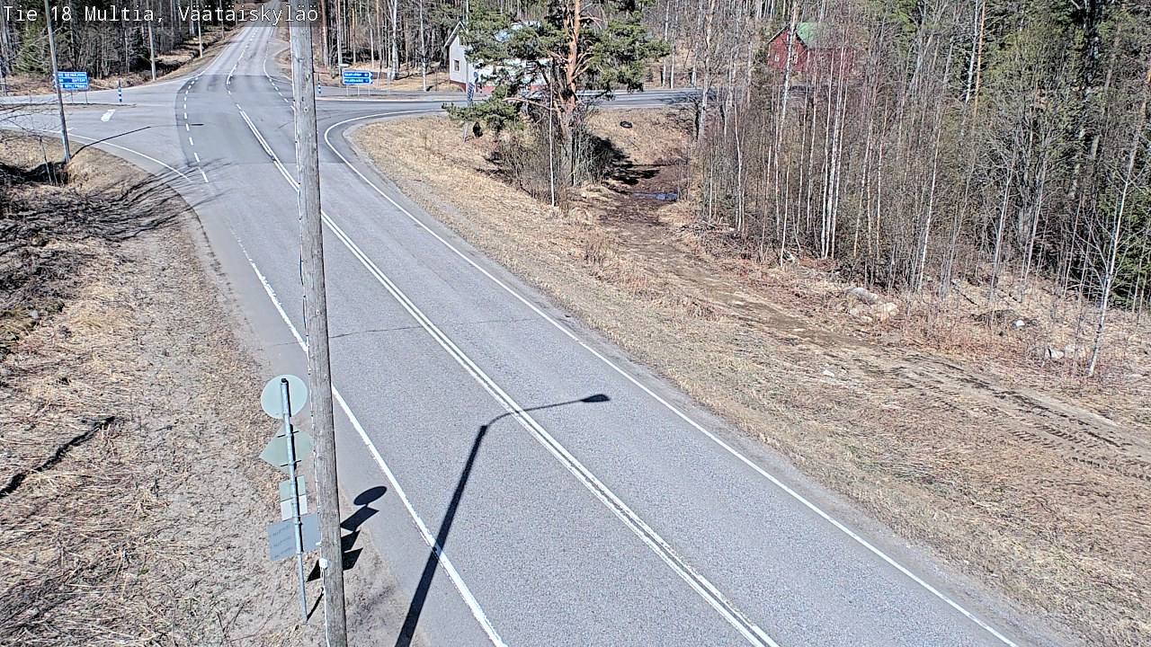 Weather Camera Image Väg 18 Multia, Väätäiskylä, Multia, Keski-Suomi