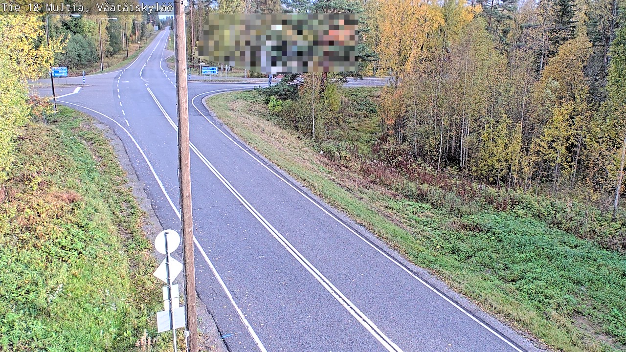 Weather Camera Image Road 18 Multia, Väätäiskylä, Multia, Keski-Suomi