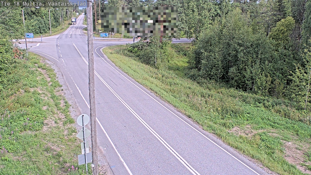 Weather Camera Image Road 18 Multia, Väätäiskylä, Multia, Keski-Suomi