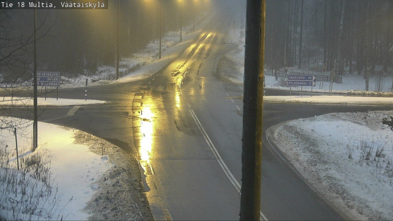 Weather Camera Image Road 18 Multia, Väätäiskylä, Multia, Keski-Suomi
