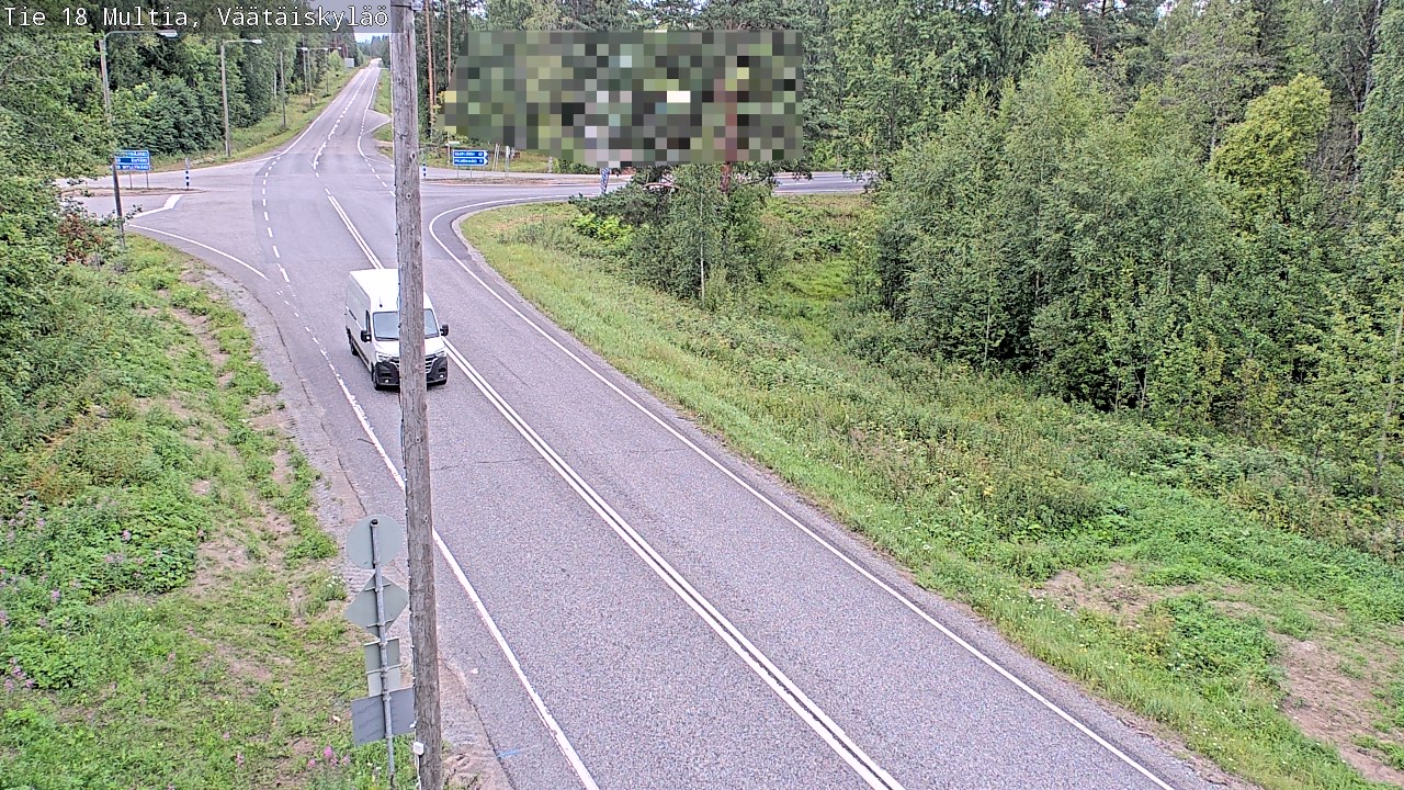 Weather Camera Image Road 18 Multia, Väätäiskylä, Multia, Keski-Suomi