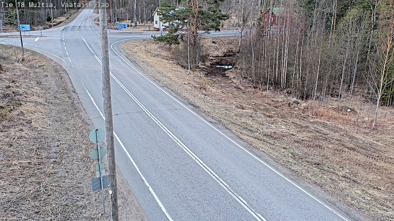 Weather Camera Image Väg 18 Multia, Väätäiskylä, Multia, Keski-Suomi