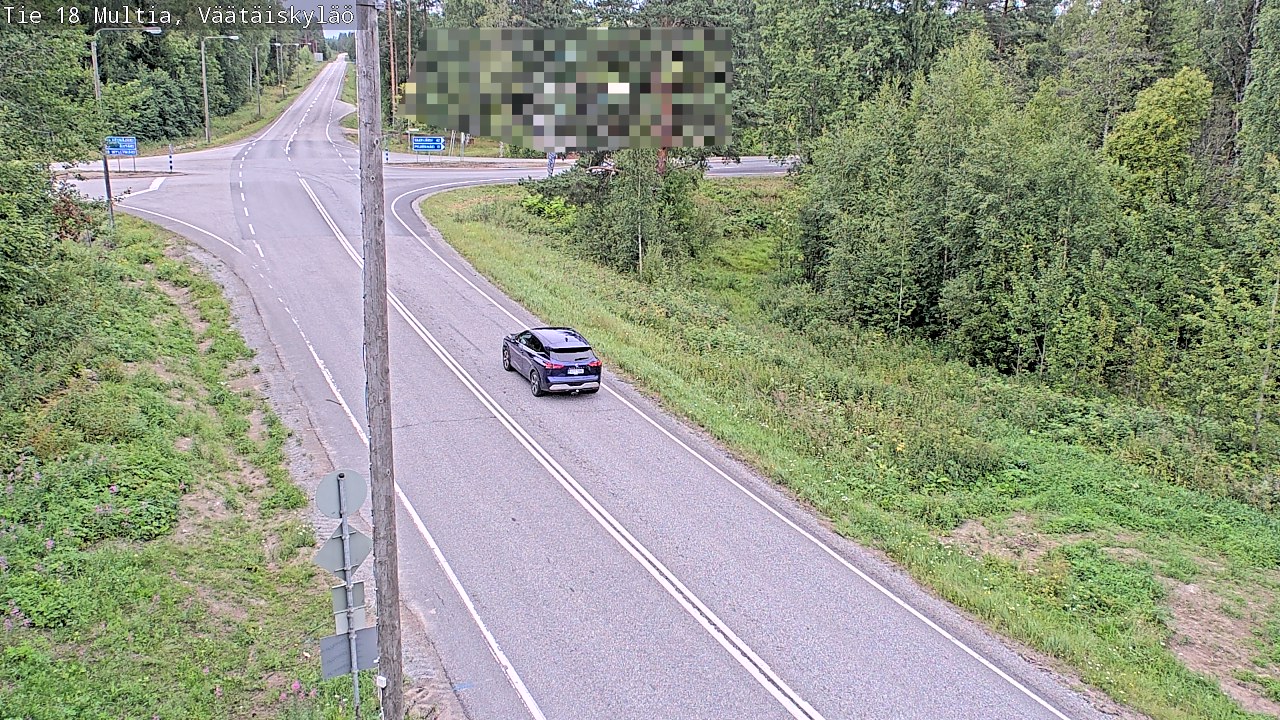 Weather Camera Image Road 18 Multia, Väätäiskylä, Multia, Keski-Suomi