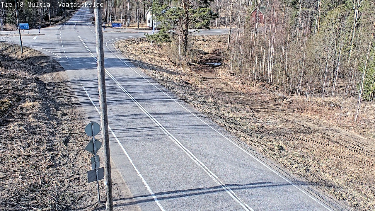 Weather Camera Image Väg 18 Multia, Väätäiskylä, Multia, Keski-Suomi