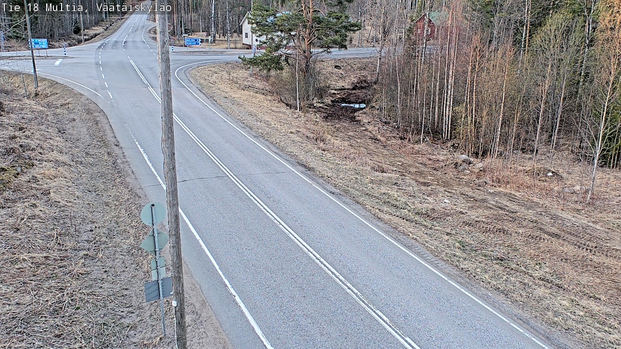 Weather Camera Image Väg 18 Multia, Väätäiskylä, Multia, Keski-Suomi