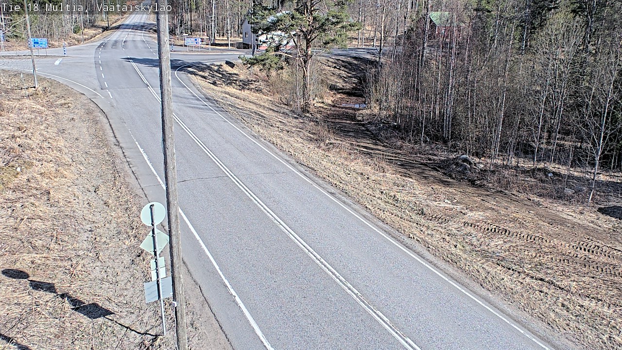 Weather Camera Image Väg 18 Multia, Väätäiskylä, Multia, Keski-Suomi