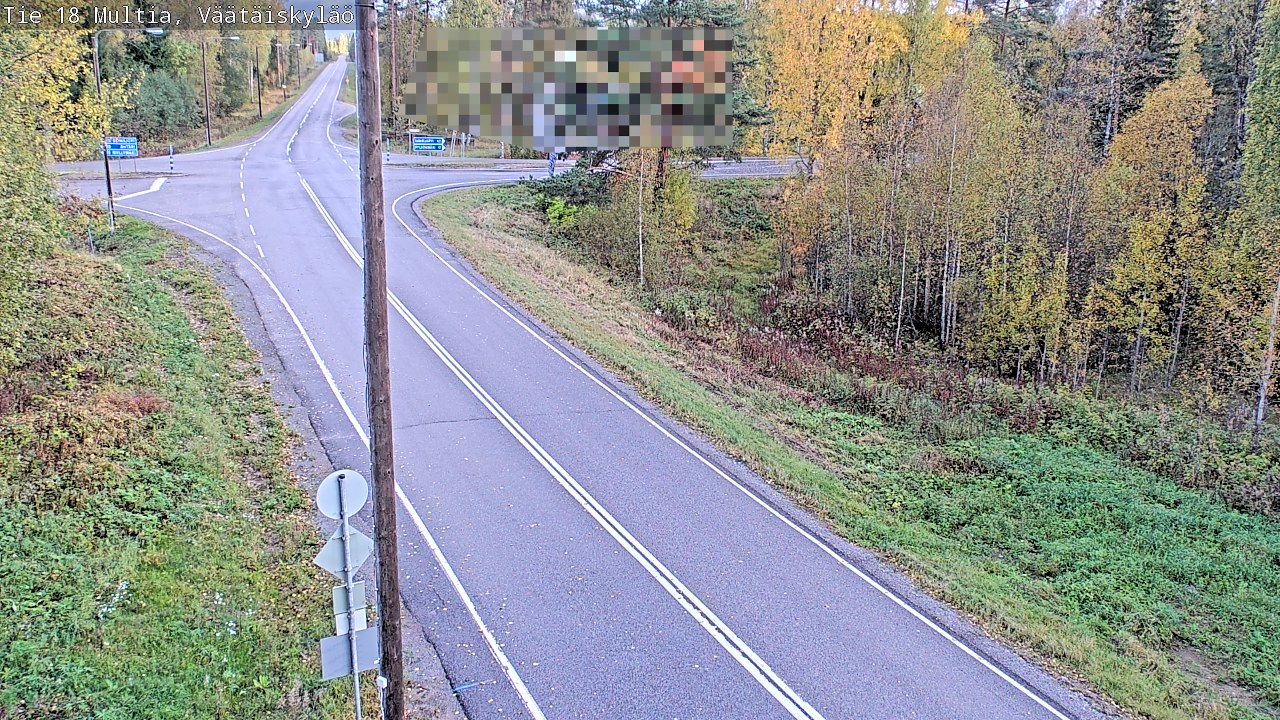 Weather Camera Image Road 18 Multia, Väätäiskylä, Multia, Keski-Suomi