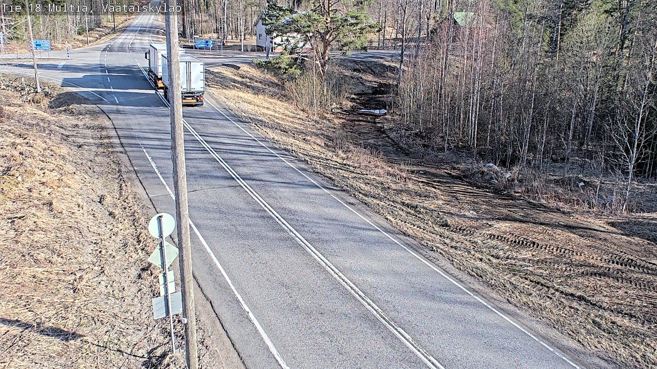 Weather Camera Image Väg 18 Multia, Väätäiskylä, Multia, Keski-Suomi
