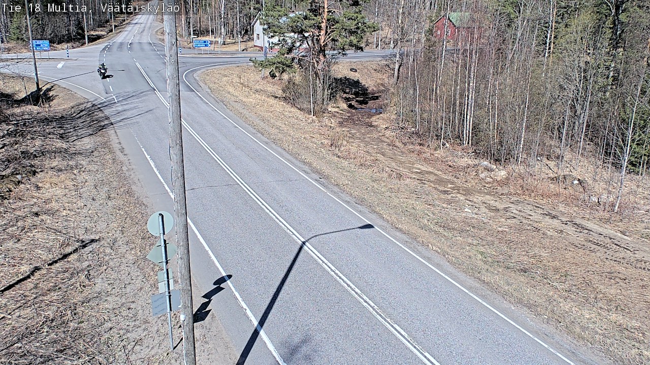 Weather Camera Image Väg 18 Multia, Väätäiskylä, Multia, Keski-Suomi