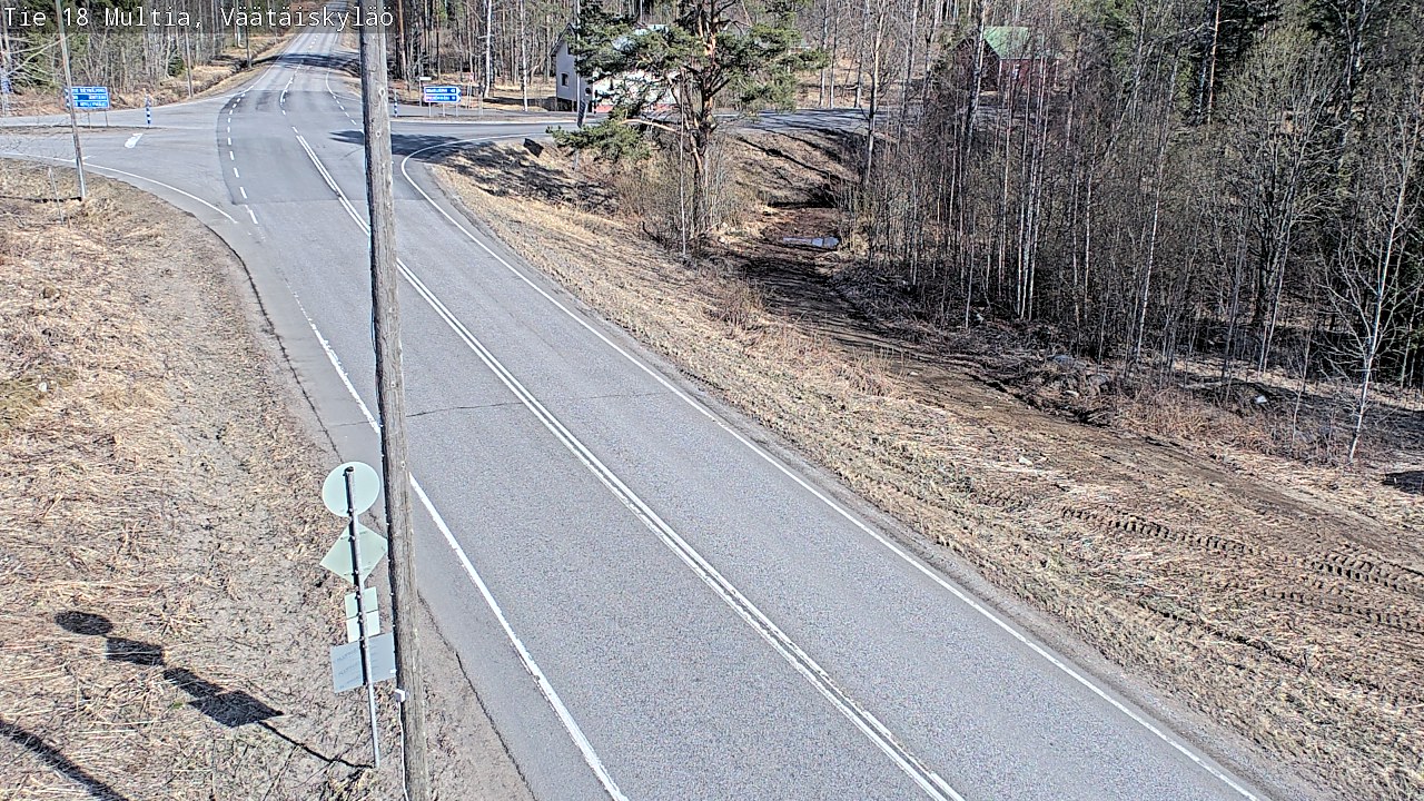 Weather Camera Image Väg 18 Multia, Väätäiskylä, Multia, Keski-Suomi