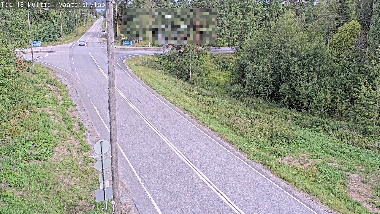 Weather Camera Image Väg 18 Multia, Väätäiskylä, Multia, Keski-Suomi