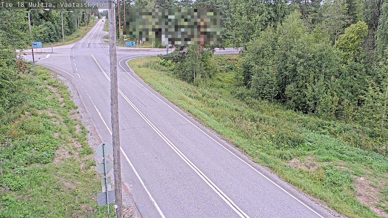 Weather Camera Image Väg 18 Multia, Väätäiskylä, Multia, Keski-Suomi