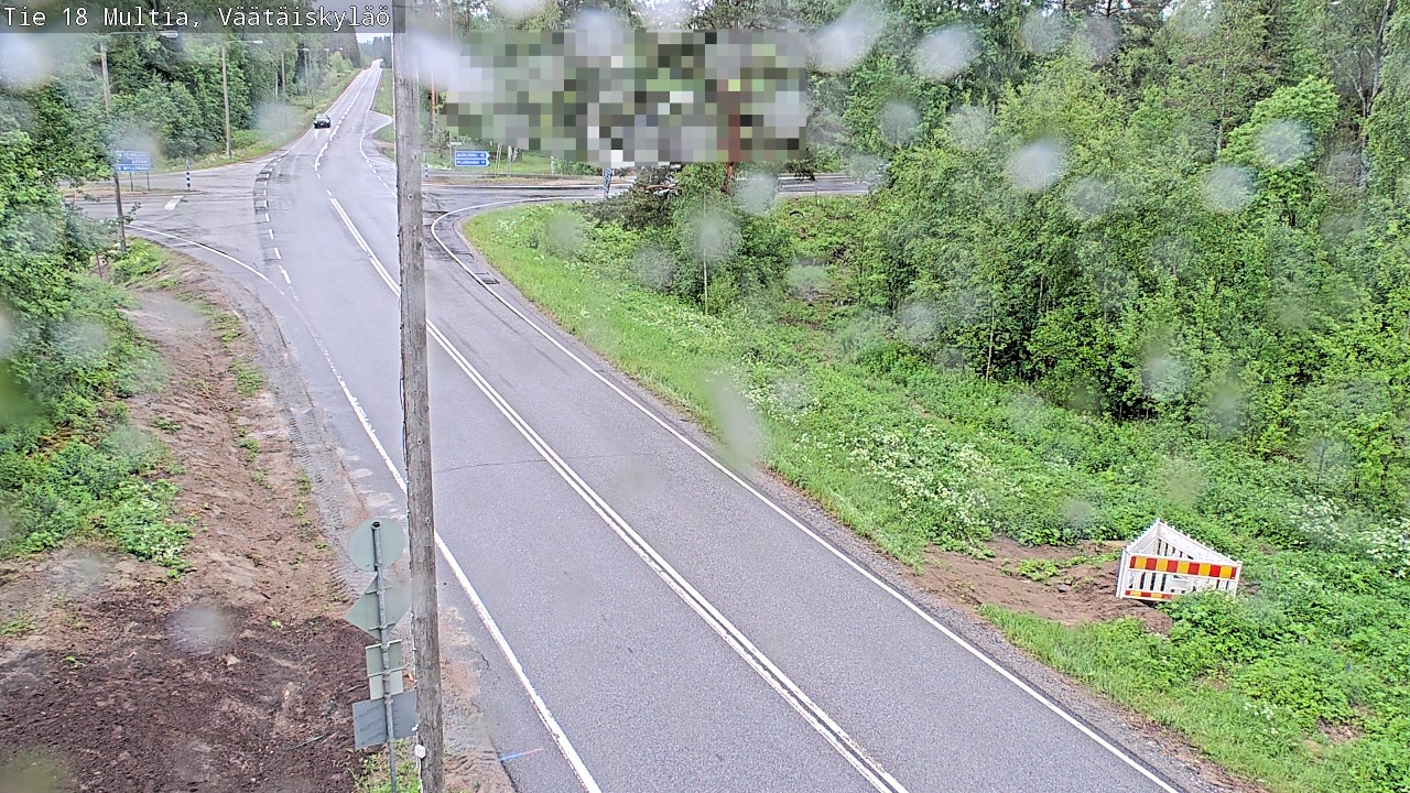 Weather Camera Image Väg 18 Multia, Väätäiskylä, Multia, Keski-Suomi