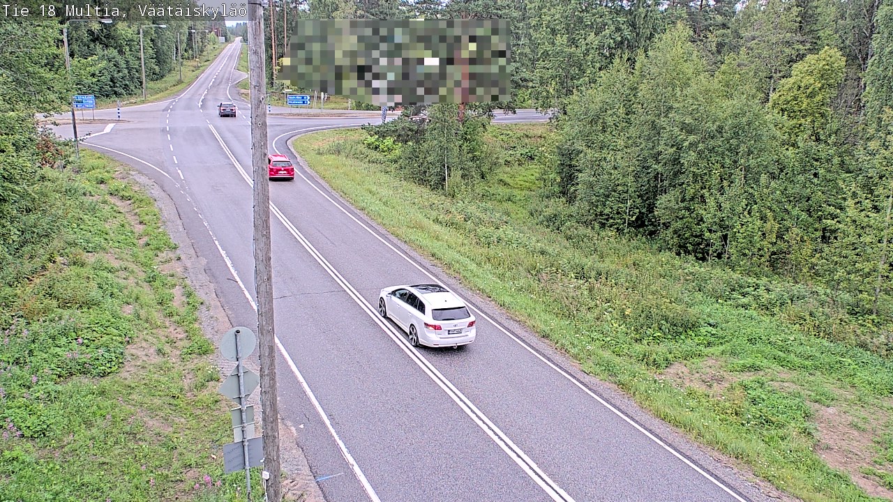 Weather Camera Image Road 18 Multia, Väätäiskylä, Multia, Keski-Suomi