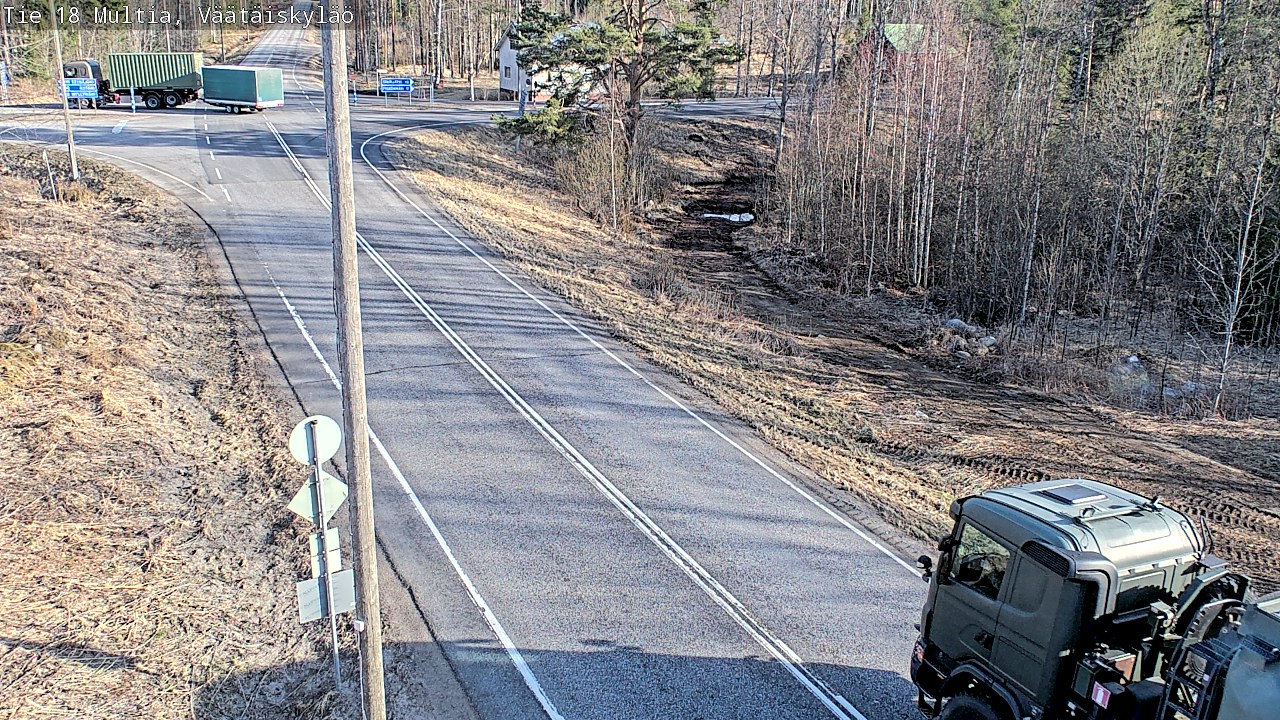 Weather Camera Image Väg 18 Multia, Väätäiskylä, Multia, Keski-Suomi