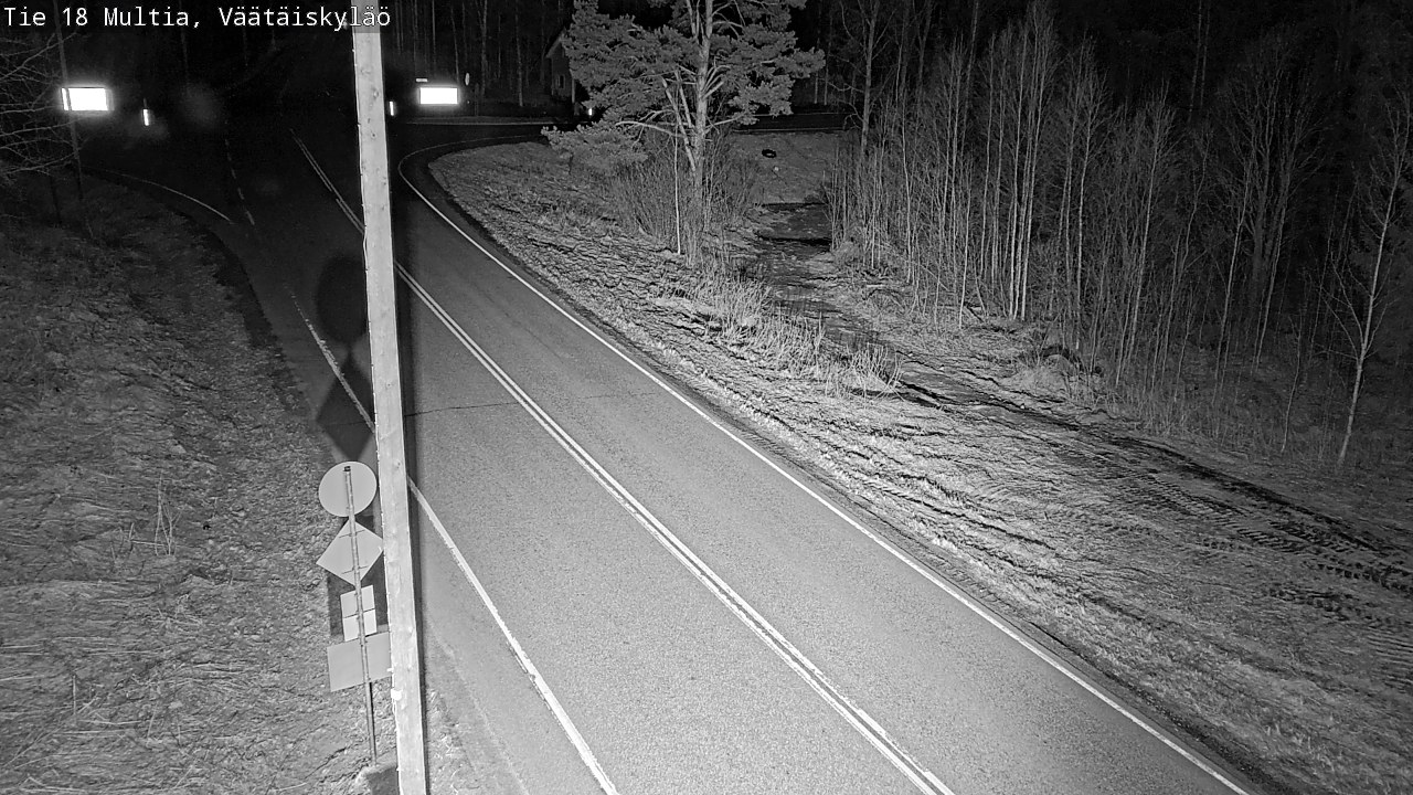 Weather Camera Image Road 18 Multia, Väätäiskylä, Multia, Keski-Suomi