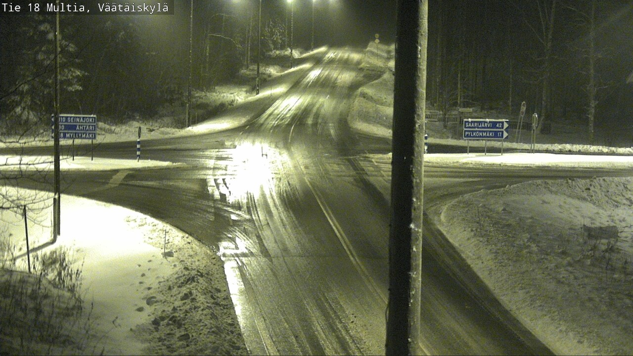 Weather Camera Image Väg 18 Multia, Väätäiskylä, Multia, Keski-Suomi