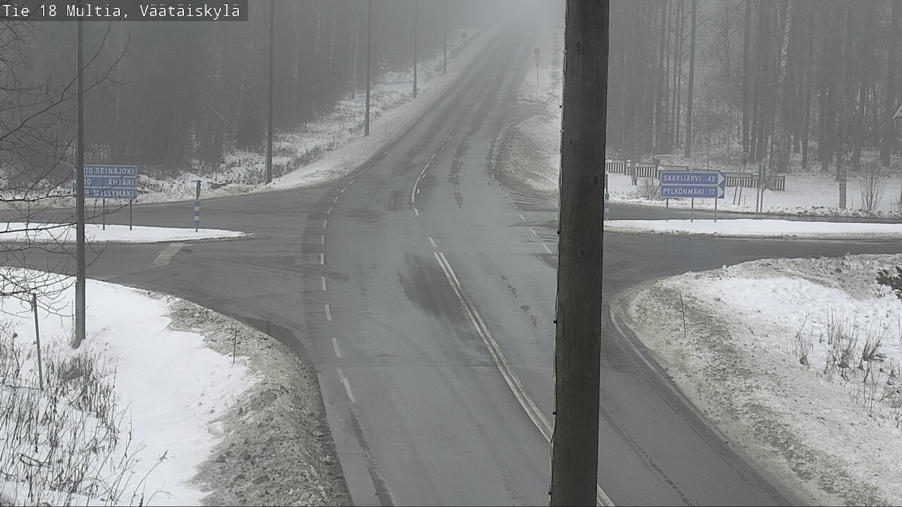 Weather Camera Image Väg 18 Multia, Väätäiskylä, Multia, Keski-Suomi