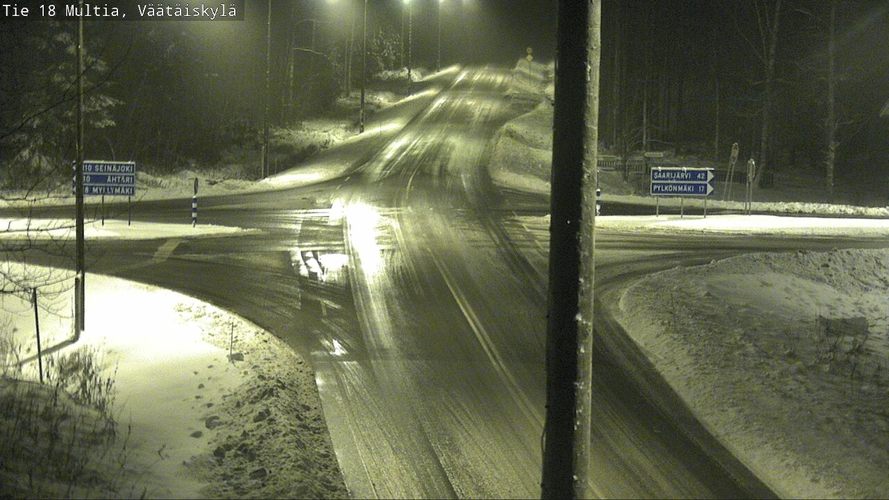 Weather Camera Image Väg 18 Multia, Väätäiskylä, Multia, Keski-Suomi