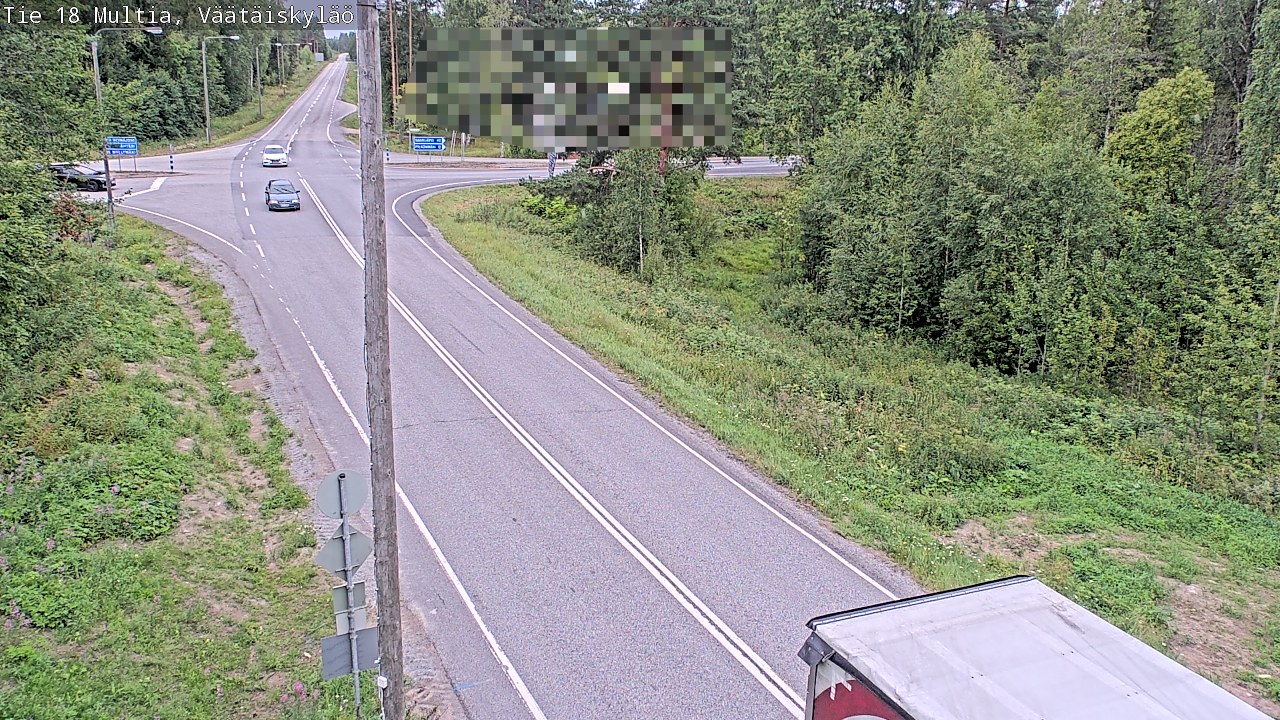 Weather Camera Image Road 18 Multia, Väätäiskylä, Multia, Keski-Suomi