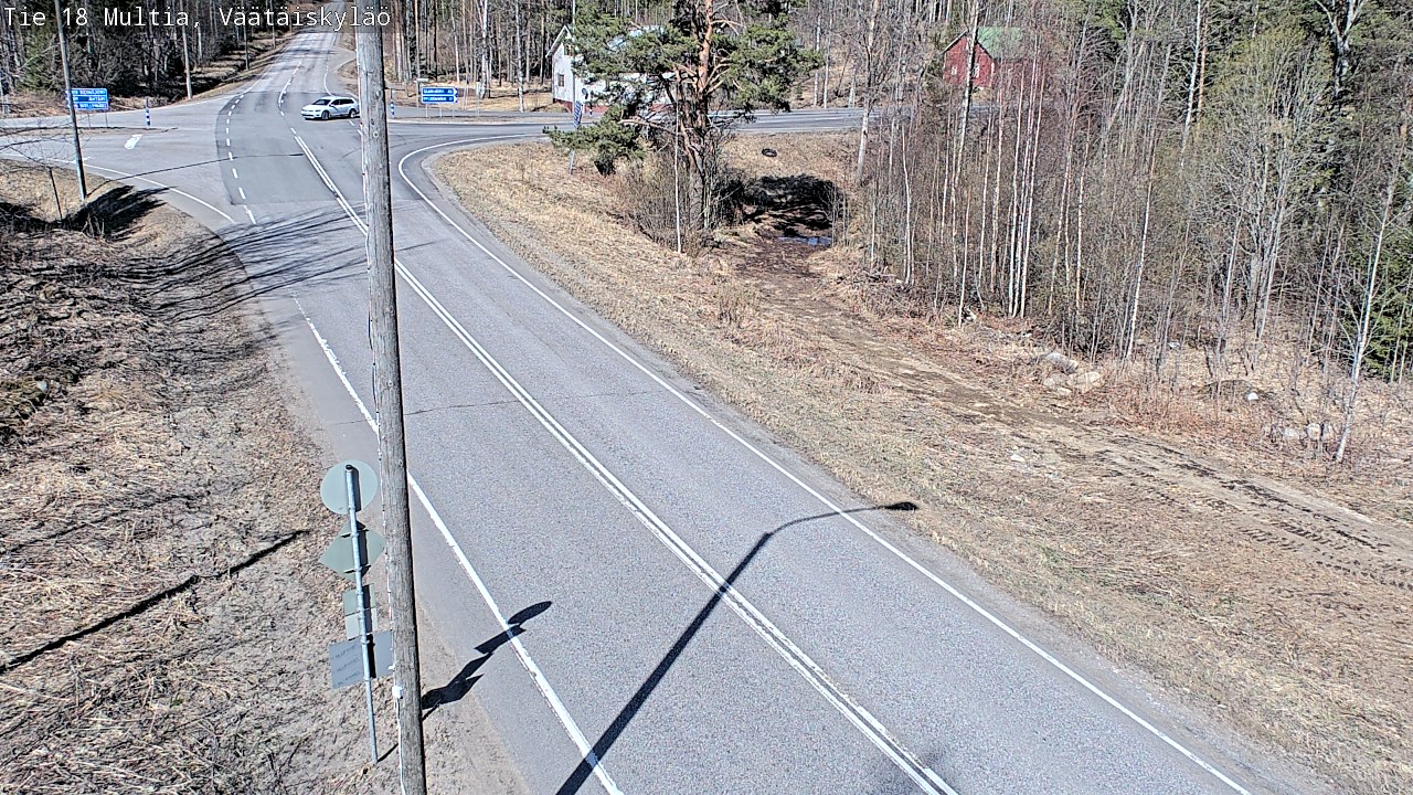 Weather Camera Image Väg 18 Multia, Väätäiskylä, Multia, Keski-Suomi