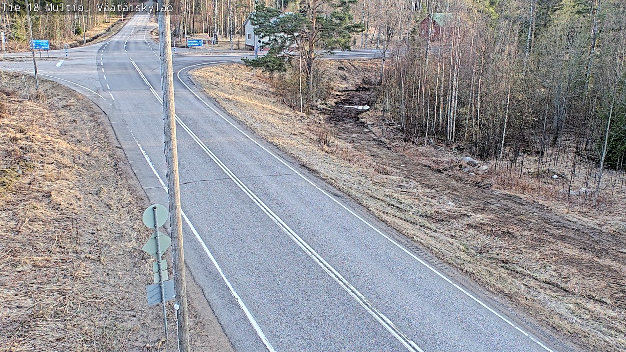 Weather Camera Image Väg 18 Multia, Väätäiskylä, Multia, Keski-Suomi