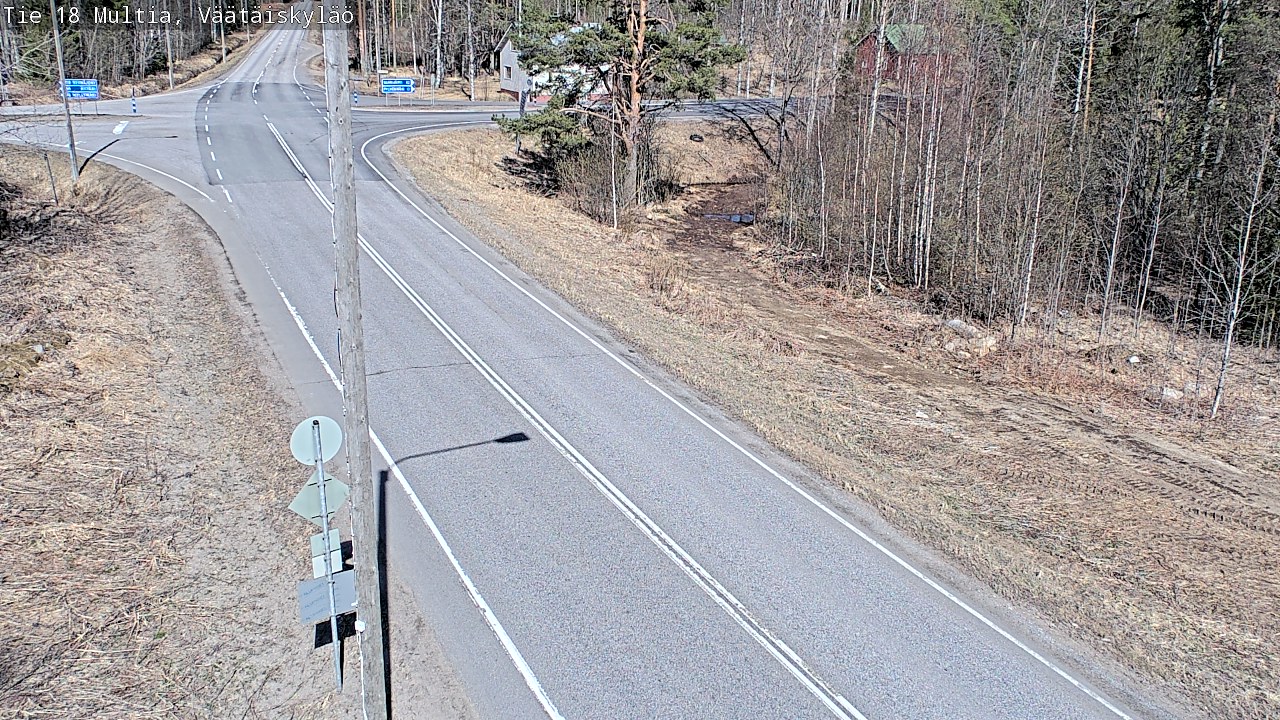 Weather Camera Image Väg 18 Multia, Väätäiskylä, Multia, Keski-Suomi