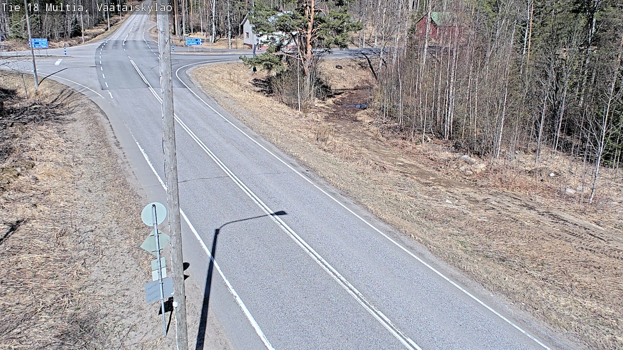 Weather Camera Image Väg 18 Multia, Väätäiskylä, Multia, Keski-Suomi