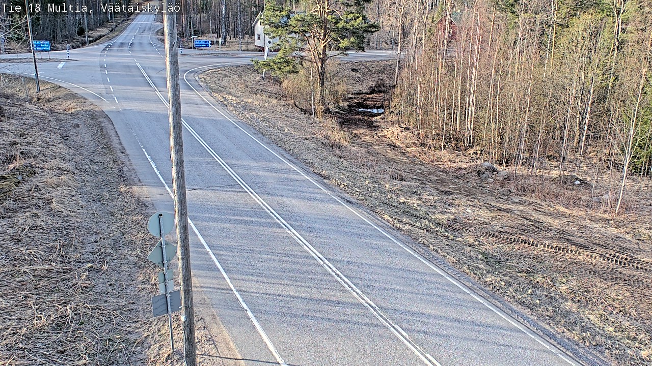 Weather Camera Image Väg 18 Multia, Väätäiskylä, Multia, Keski-Suomi