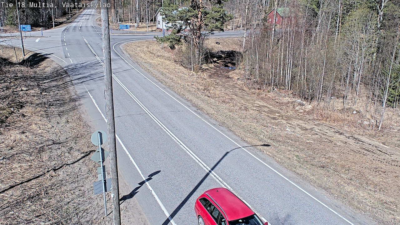 Weather Camera Image Väg 18 Multia, Väätäiskylä, Multia, Keski-Suomi
