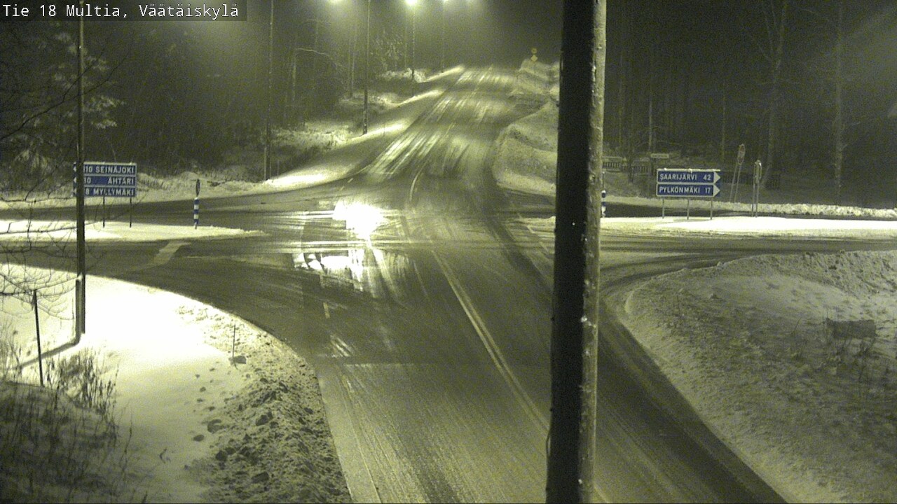 Weather Camera Image Väg 18 Multia, Väätäiskylä, Multia, Keski-Suomi