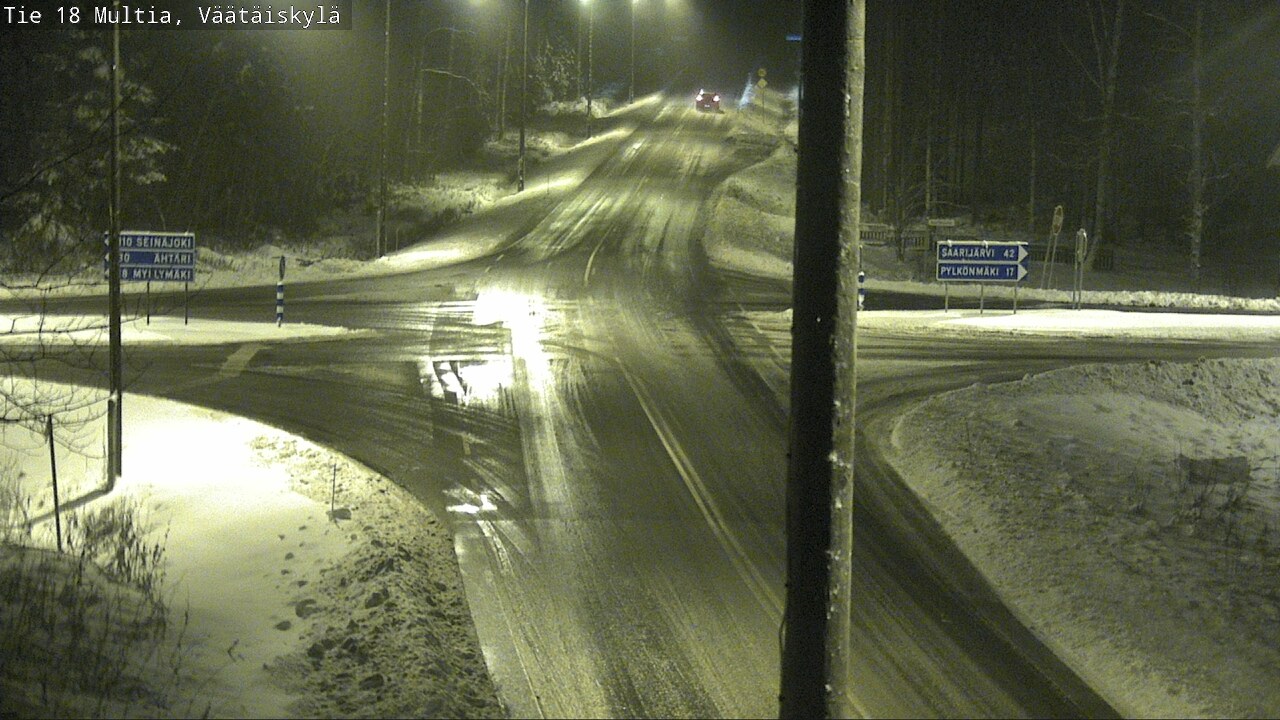 Weather Camera Image Väg 18 Multia, Väätäiskylä, Multia, Keski-Suomi